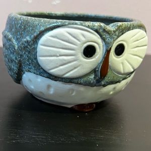 Blue owl mug